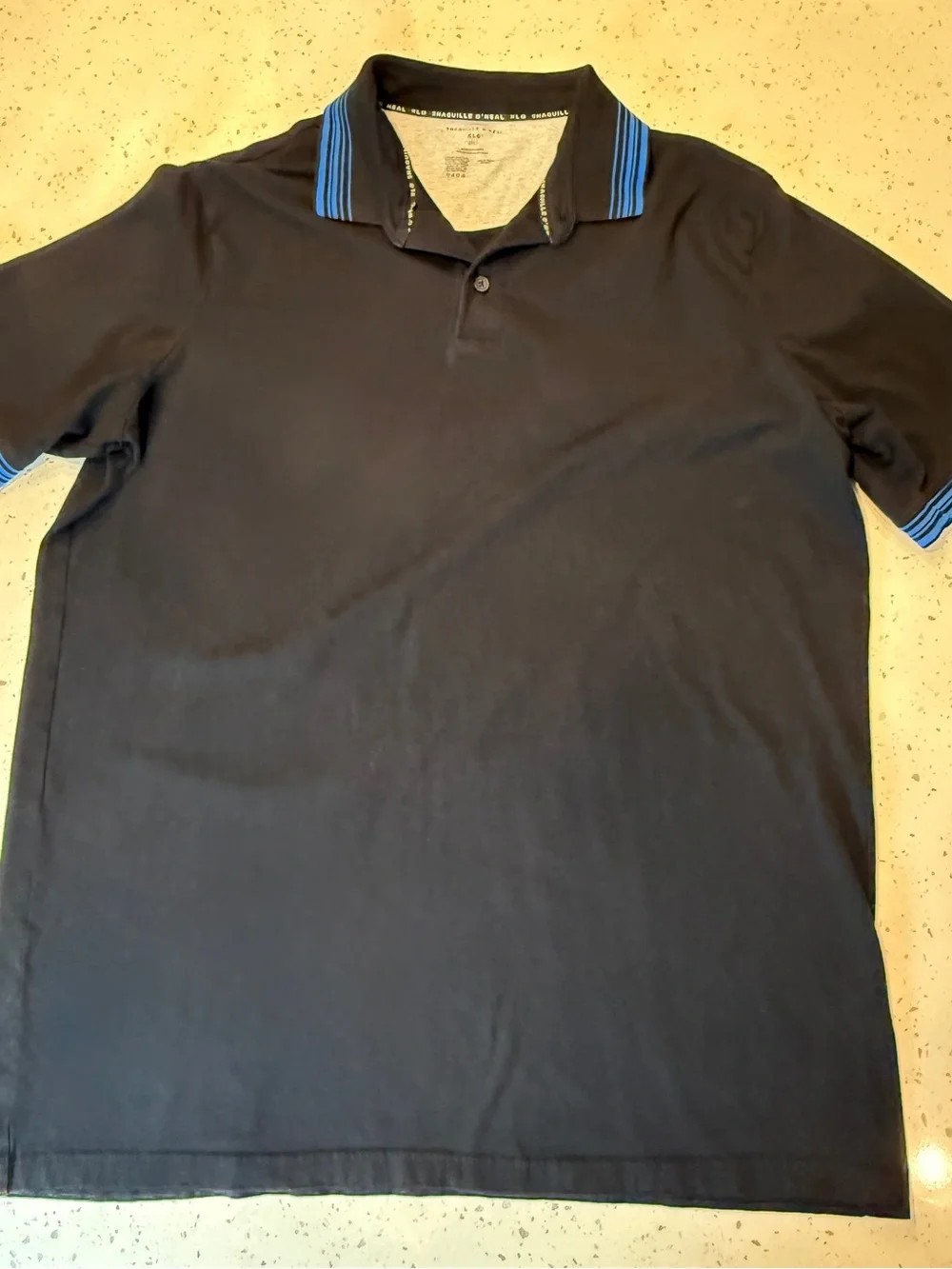 Others Follow Navy Polo with Blue Trim